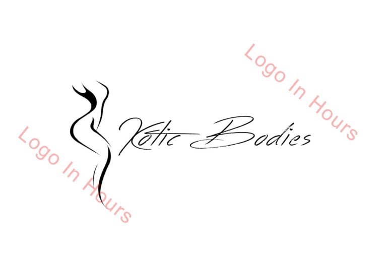 Fine-line script logo for a body contouring studio