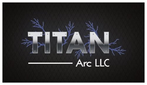 Titan Arc LLC metallic wordmark on black